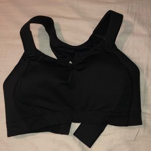 Moving Comfort 34DD black sports bra